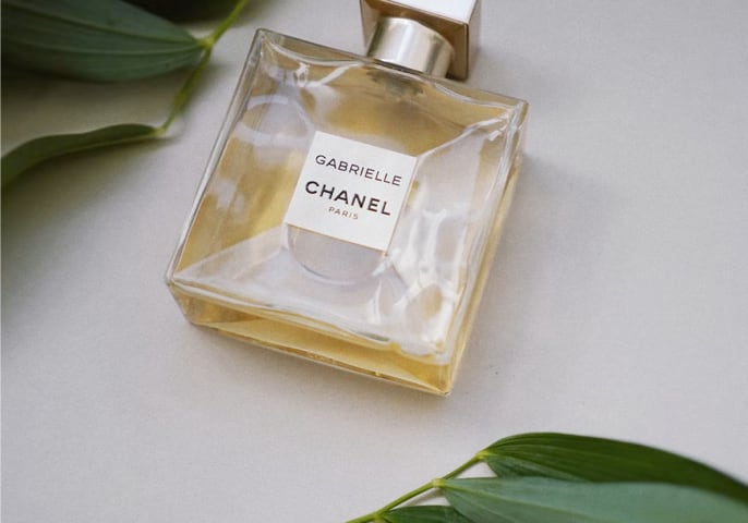 A beautiful perfume bottle